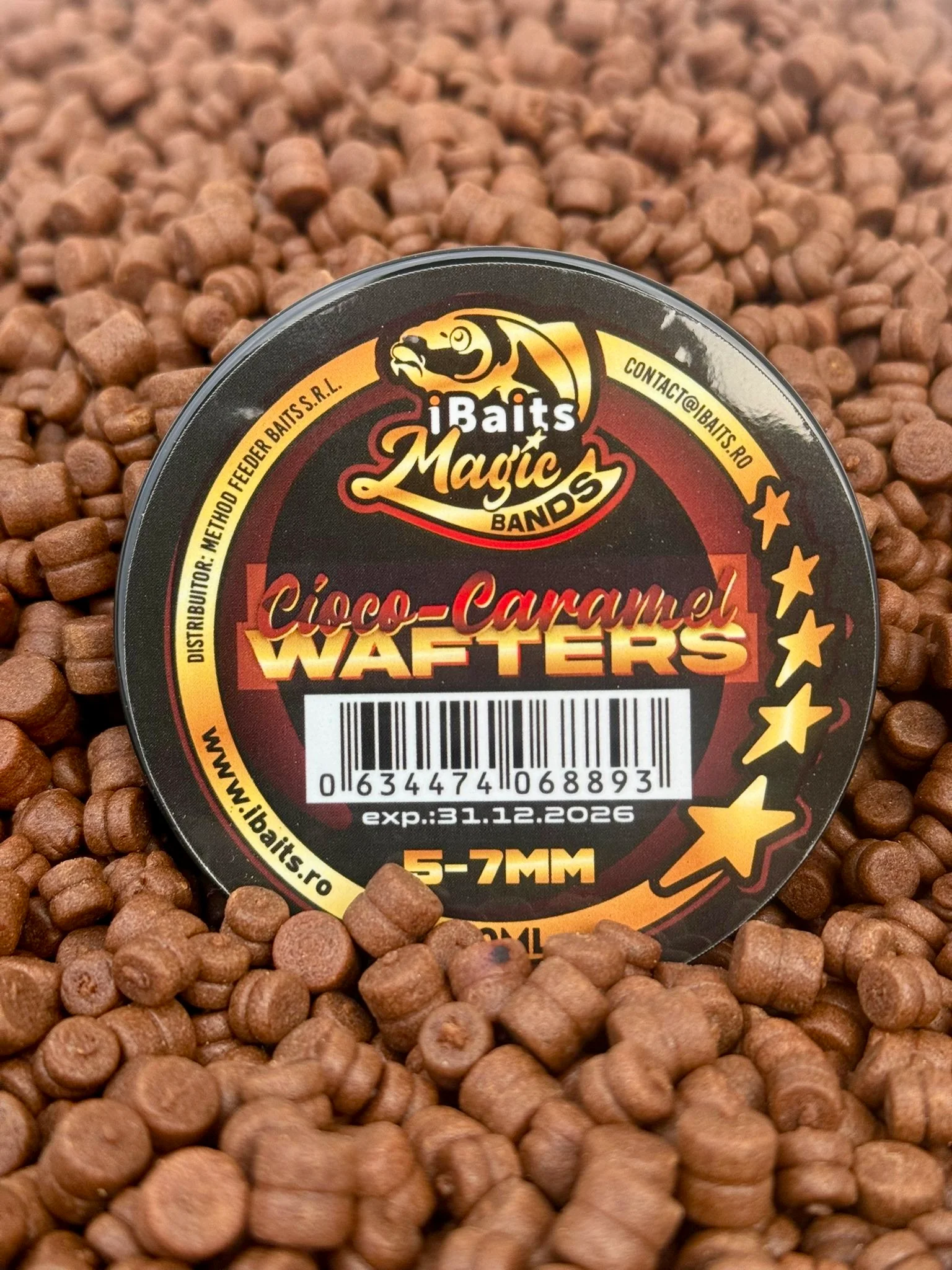 cioco IBAITS MAGIC BANDS WAFTERS 5-7 MM CIOCO & CARAMEL - imagine 1