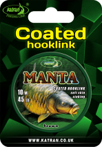 Katran coated braided hook  MANTA BROWN 45 lb-10m - imagine 5