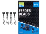 Vartej cu Margea Culisanta si Agrafa Preston Feeder Beads, 8buc/plic