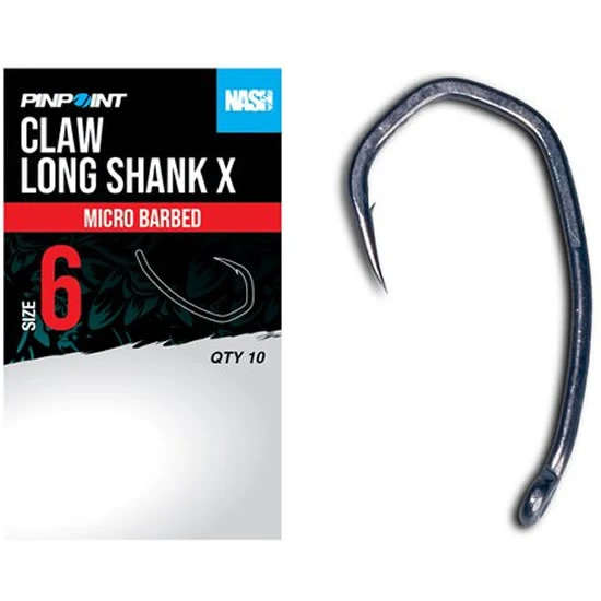 Carlige-NASH CARLIGE NASH CLAW LONG SHANK X - imagine 1