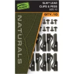 Clips Plumb Pierdut + Pin Fox Edges Naturals Lead Clip & Pegs Nr.10