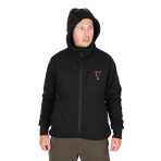 Hanorac Fox Collection Sherpa Jacket Negru&Portocaliu - imagine 2