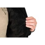 Hanorac Fox Collection Sherpa Jacket Negru&Portocaliu - imagine 4