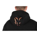 Hanorac Fox Collection Sherpa Jacket Negru&Portocaliu - imagine 6