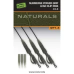 Montura Plumb Pierdut Fox Edges Naturals Submerge Power Grip Lead Clip Leaders - imagine 2