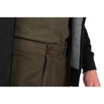 Pantaloni Lungi Fox Collection LW Cargo Trouser Verde&Negru - imagine 6