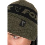 Caciula Fox Collection Verde&Negru - imagine 2