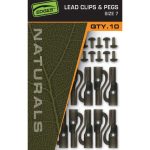 Clips Fox Edges pentru Plumb Pierdut Naturals Lead Clips and Pegs, Nr.7