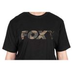 Tricou Fox Black/Camo Logo - imagine 3