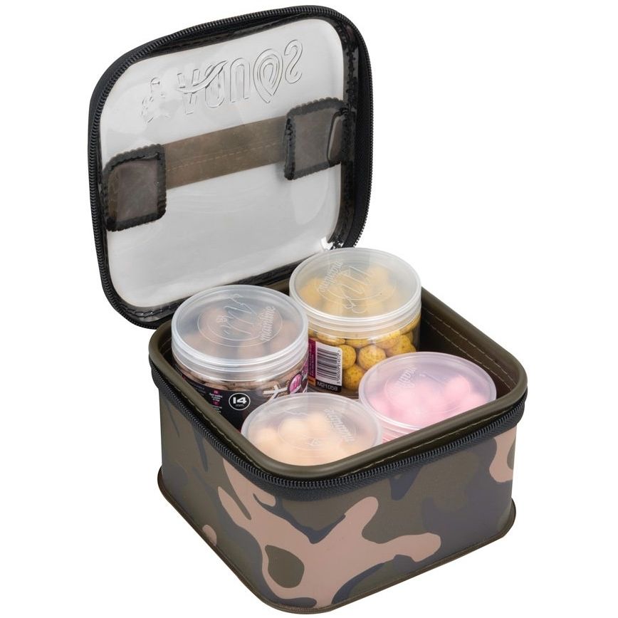 Geanta Impermeabila Fox Aquos Camo EVA Bait Storage M - imagine 1