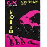 Vartej CPK C-Lock Flexi Swivel, 10buc/plic