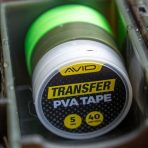 Banda solubila Avid Carp Transfer PVA Tape 40m - imagine 2