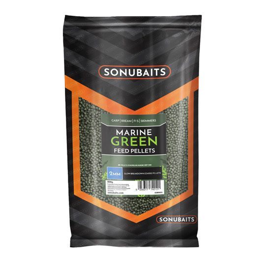 pelete-sonubaits-marine-green-feed-pellets-2mm_-900g SONU MARINE GREEN FEED PELLETS 2MM - imagine 1