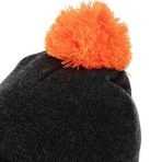 Caciula Fox Collection Bobble Hat Black Orange - imagine 2
