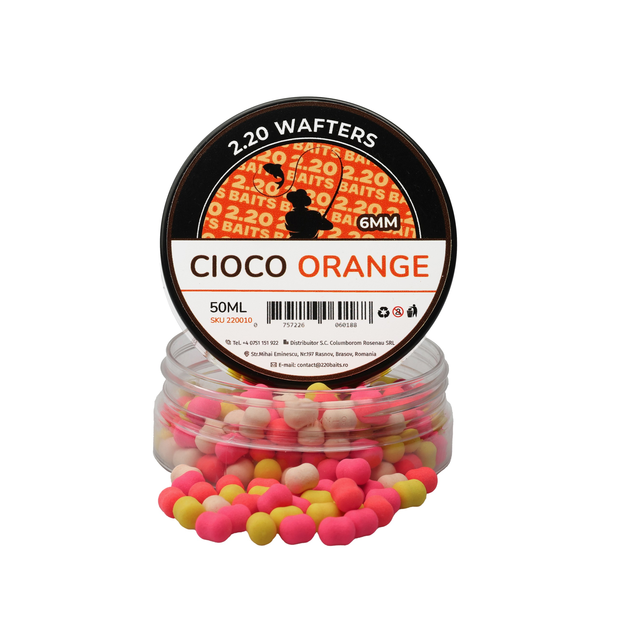 Wafters-cioco-orange-6mm_resized Wafter 6 mm Cioco Orange - imagine 1