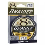 FIR TEXTIL KONGER RIGGING LINE BRAIDER X8 0.14MM 17.5KG 10M BLACK