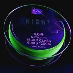 Fir monofilament Asso Knight Fluo Chartreuse 0.260mm/4.5kg/1200m - imagine 2