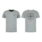 Tricou Korda Compass Tee Heather Grey - imagine 3