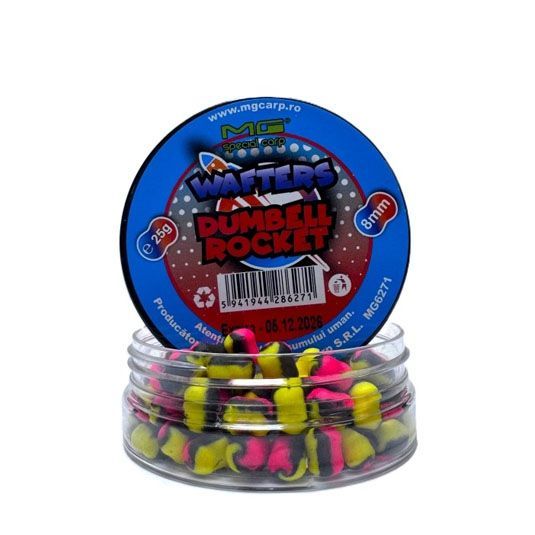 wafters_mg_special_carp_dumbell_rocket_8mm Wafters MG Special Carp Dumbell Rocket 8mm - imagine 1