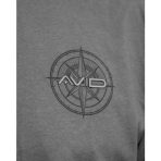Tricou Avid Carp Bearing T-Shirt Grey - imagine 2