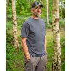 Tricou Avid Carp Bearing T-Shirt Grey - imagine 4
