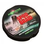 Fir Textil Korda Spod Braid Fluoro Green, 0.16mm, 9.1kg, 300m