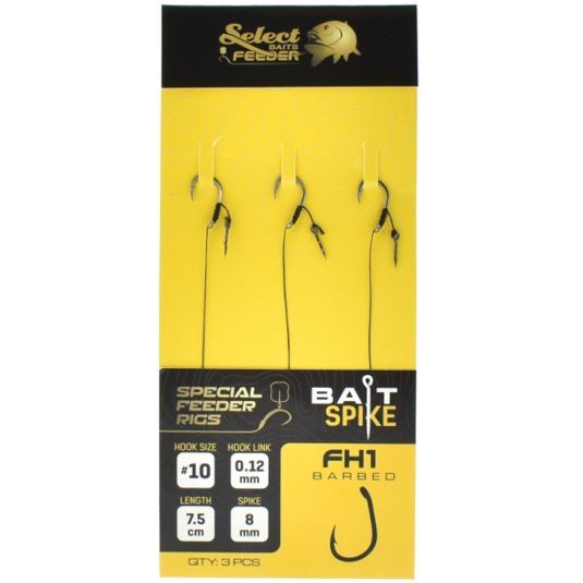 Carlige legate Select Baits FH1 Method Feeder Bait Sting Rig - imagine 1