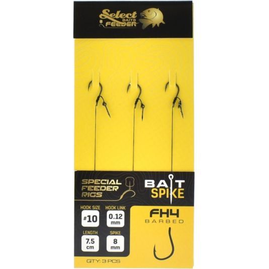 Carlige legate Select Baits FH4 Method Feeder Bait Sting Rig - imagine 1