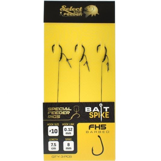 Carlige legate Select Baits FH5 Method Feeder Bait Sting Rig - imagine 1