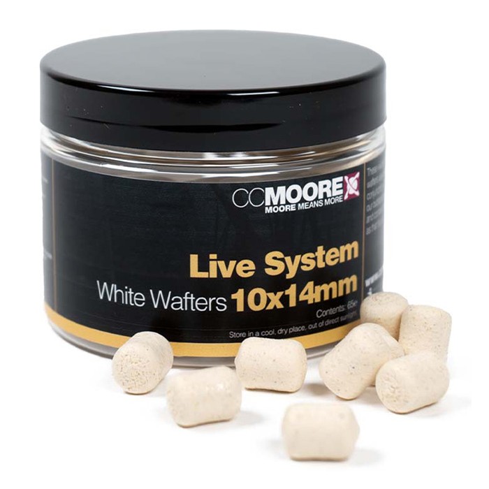 cc_moore_live_system_white_dumbell_wafters Wafters Cc Moore Live System Dumbell White, 10-14mm - imagine 1
