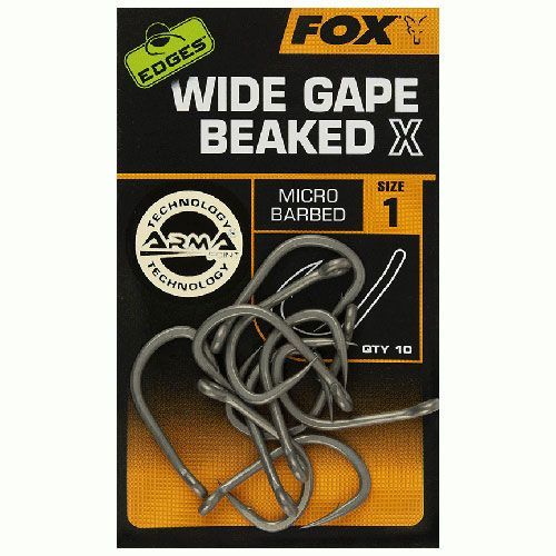 chk224 Carlige Fox Edges Wide Gape Beaked X Nr.1 - imagine 1