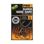 Carlige Fox Edges Super Wide Gape In-Turned Eye Barbed, Nr.2