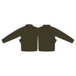 Pulover Korda Mock Neck Thermal LS Shirt Dark Olive