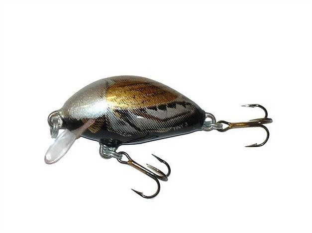 tinybc Vobler Salmo Tiny IT3F Floating 3cm, culoare Black Cockhafer - imagine 1