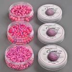 Wafters Addicted Carp Baits Clams Caviar Pruna, Pink & Mov, 5mm, 25g