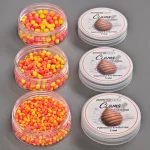 Wafters Addicted Carp Baits Clams Portocala N-butyric, Pink & Galben, 3mm, 20g