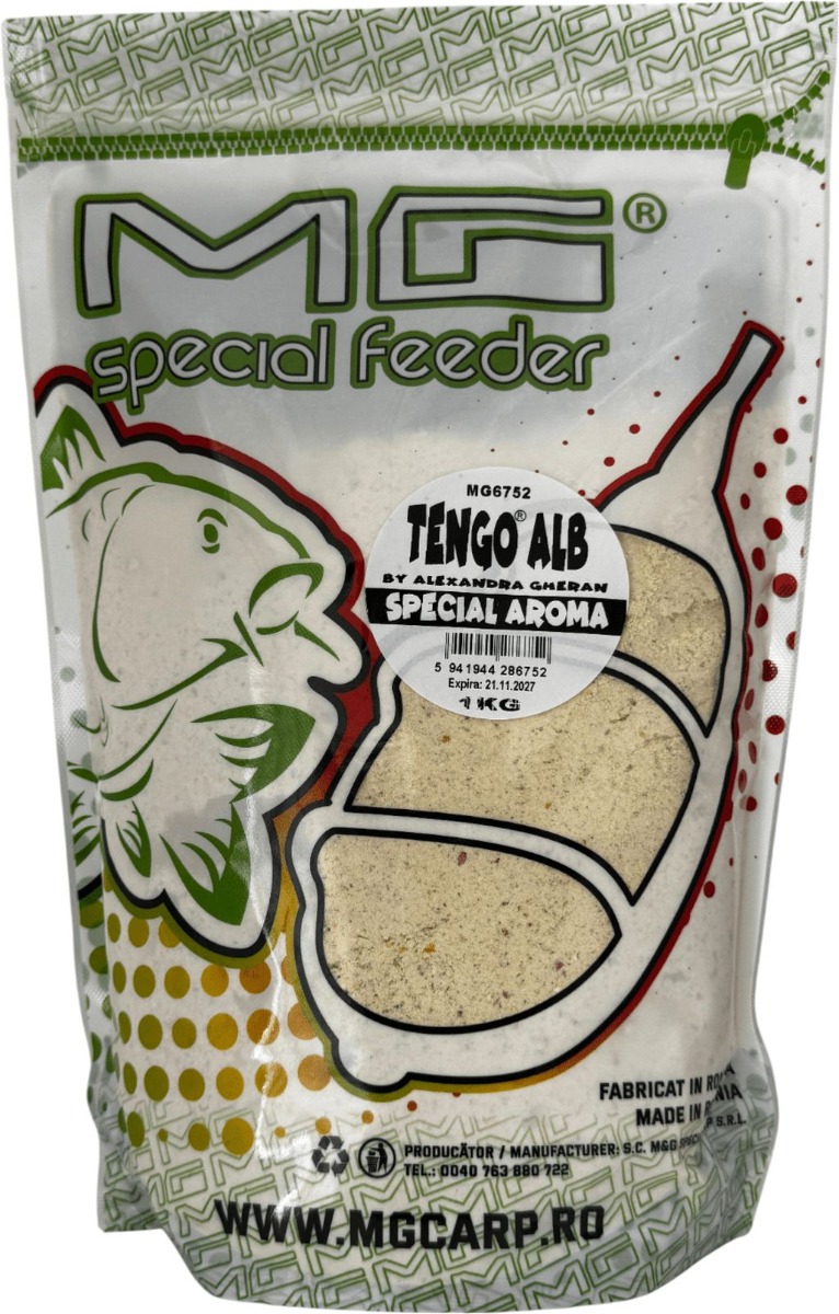 Amestec Nadire MG Special Carp Tengo, Alb, 1kg - imagine 1