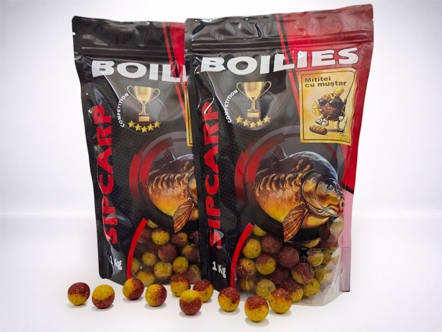 boilies-sipcarp-hybrid-mititei-cu-mustar-20-24.jpg Boilies SipCarp Hybrid Mititei cu Muștar 1kg - imagine 1