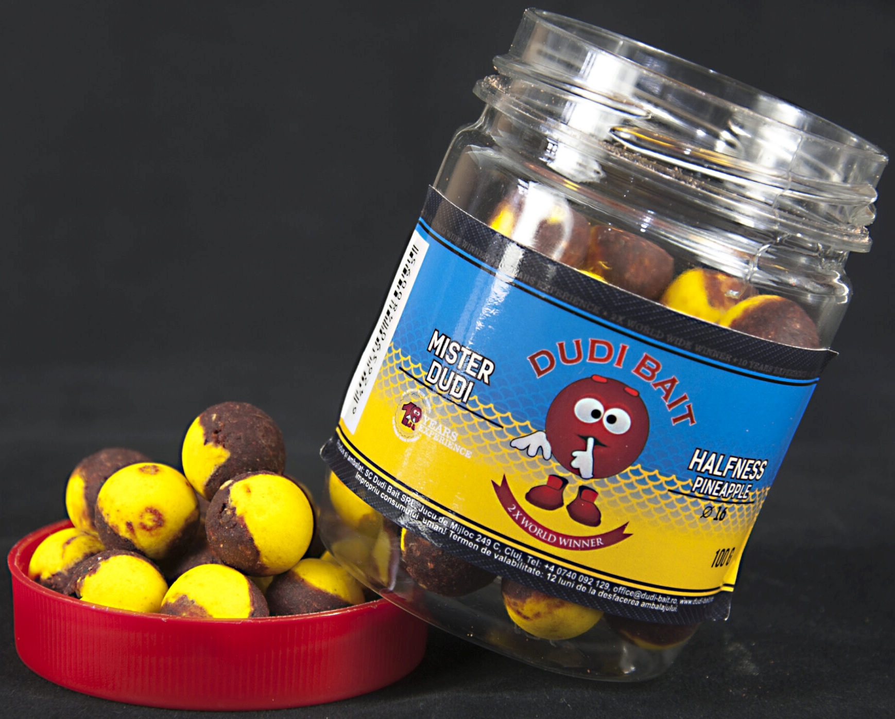 boilies_de_carlig_critic_echilibrat_mister_dudi_halfness_pineapple_100g-1.jpg Boilies de Carlig Dudi Bait Critic Echilibrat Mister “Halfness” Pineapple, 16mm, 100g - imagine 1