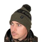 Caciula Fox Collection Bobble Hat, Green and Black - imagine 2
