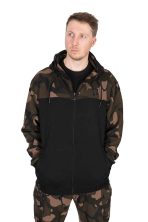 Hanorac Fox Light Weight Black/Camo Split Zip Hoody XXXL