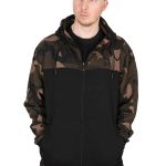 Hanorac Fox Light Weight Black/Camo Split Zip Hoody XXXL