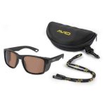 AVID SEETHRU BLINKER POLARISED SUNGLASSES BROWN LENS - imagine 3
