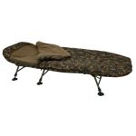 Pat pescuit Fox R-Series Camo Sleep System + Sac de dormit