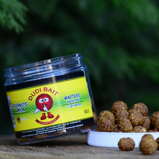 wafters-dudi-bait-tigernuts-amur-12-14mm_-100g.jpg Wafters Dudi Bait Tigernuts-Amur 12-14mm, 100g - imagine 1