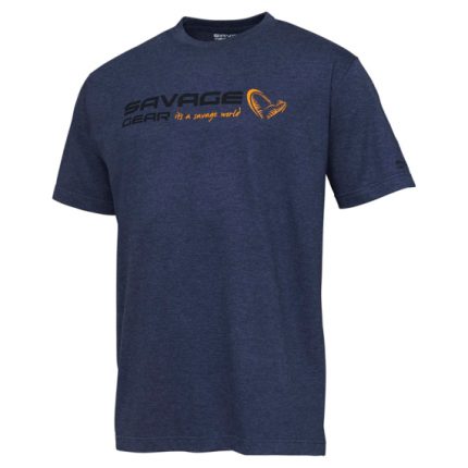 Signature logo t-shirt blue - imagine principală