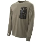 Long sleeve t-shirt green - imagine principală