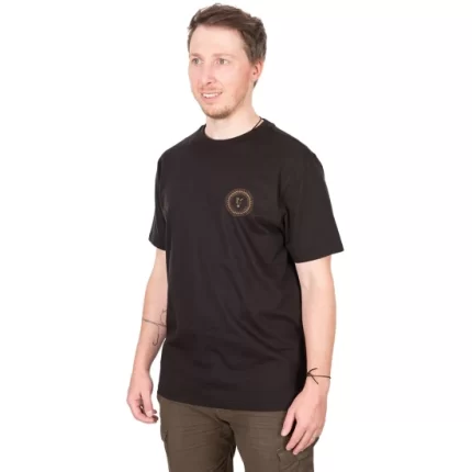Tricou fox circle black - imagine principală