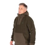 Olive sherpa hybrid jacket - imagine principală