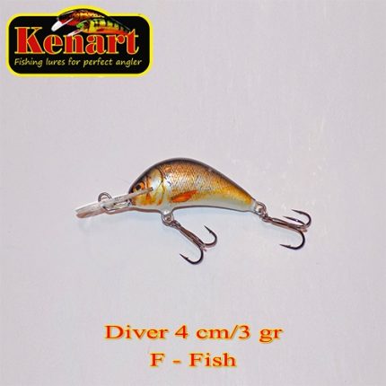 Vobler kenart diver floating 4cm - imagine principală